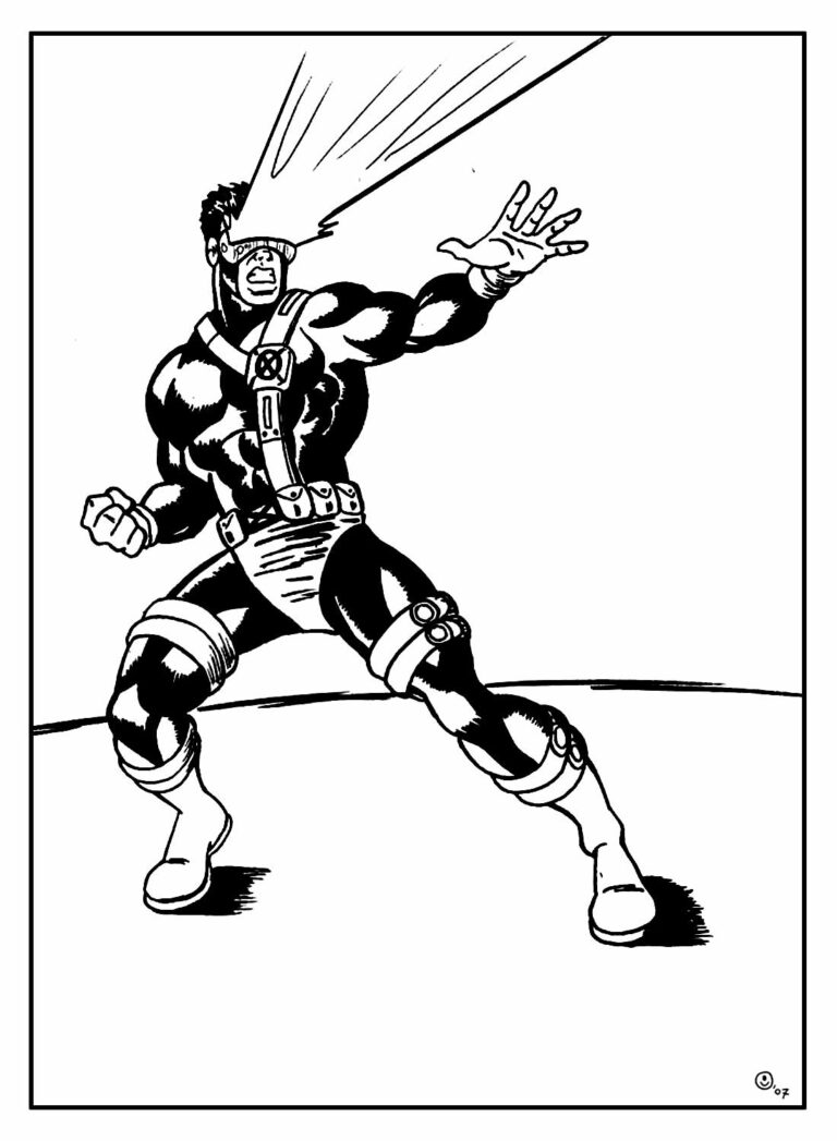 Desenhos Dos X Men Para Colorir Bora Colorir