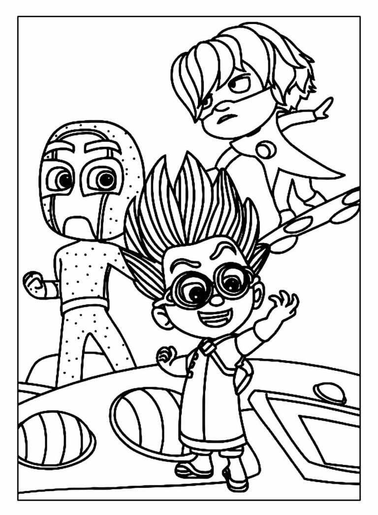 Desenhos De Pj Masks Para Colorir Bora Colorir