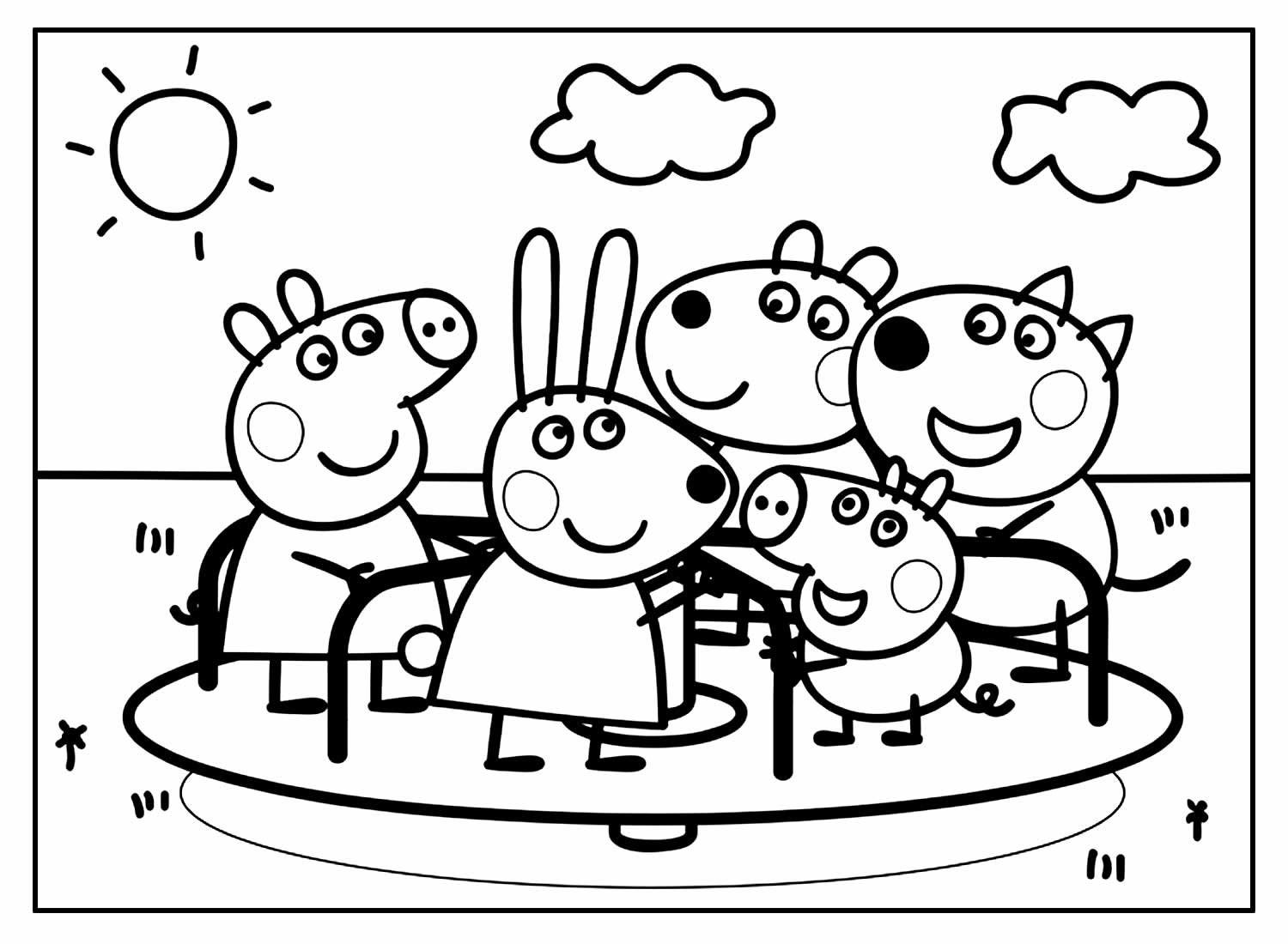 Desenhos Para Colorir Peppa