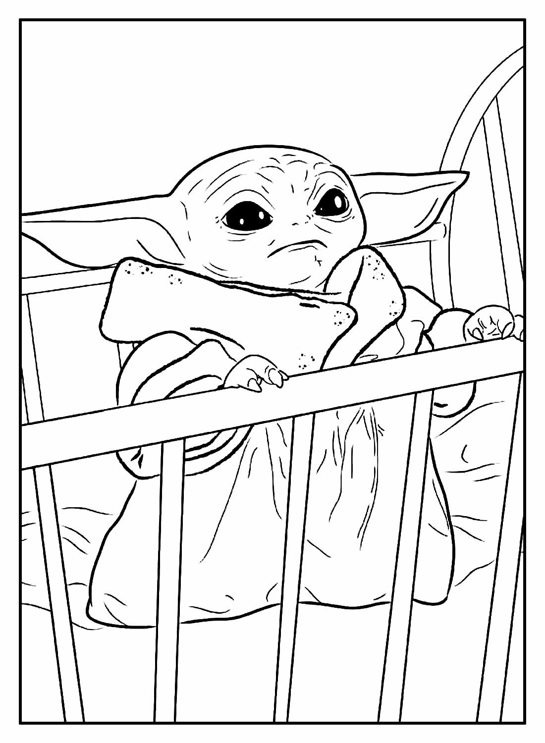 Desenhos Do Baby Yoda Para Colorir Bora Colorir