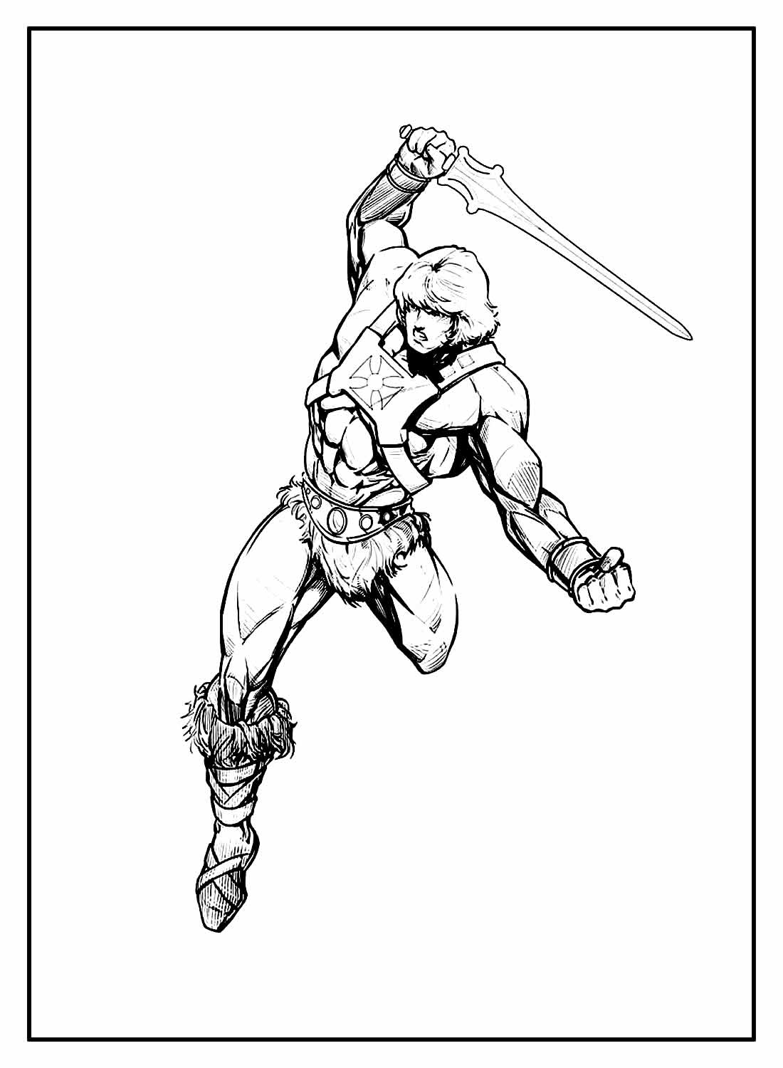 Desenhos Do He Man Para Colorir Bora Colorir