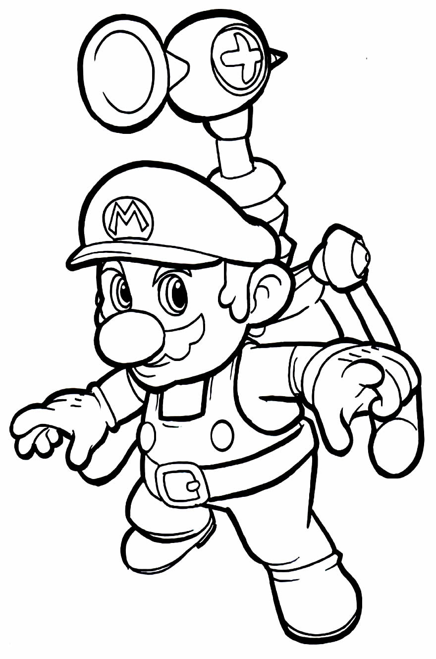 Desenhos De Mario Bros Para Colorir Bora Colorir