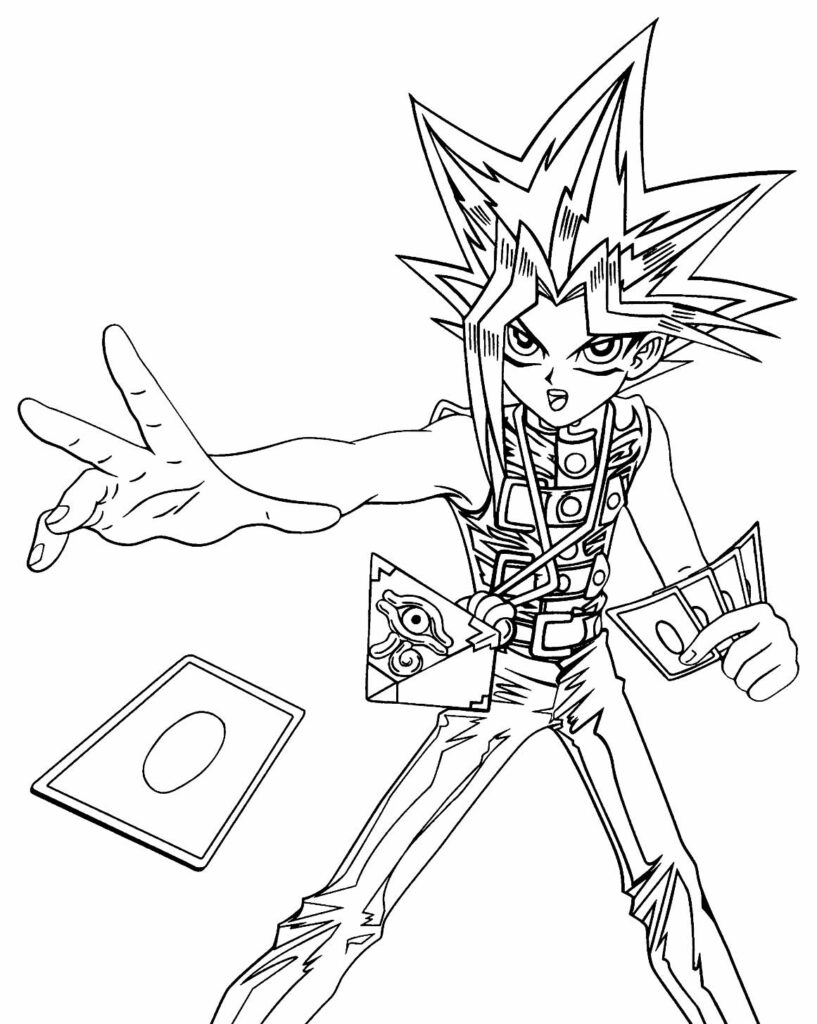 Desenhos Do Yu Gi Oh Para Colorir Bora Colorir