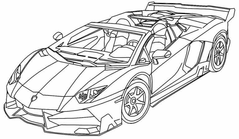 Desenhos De Ferrari Para Colorir Bora Colorir