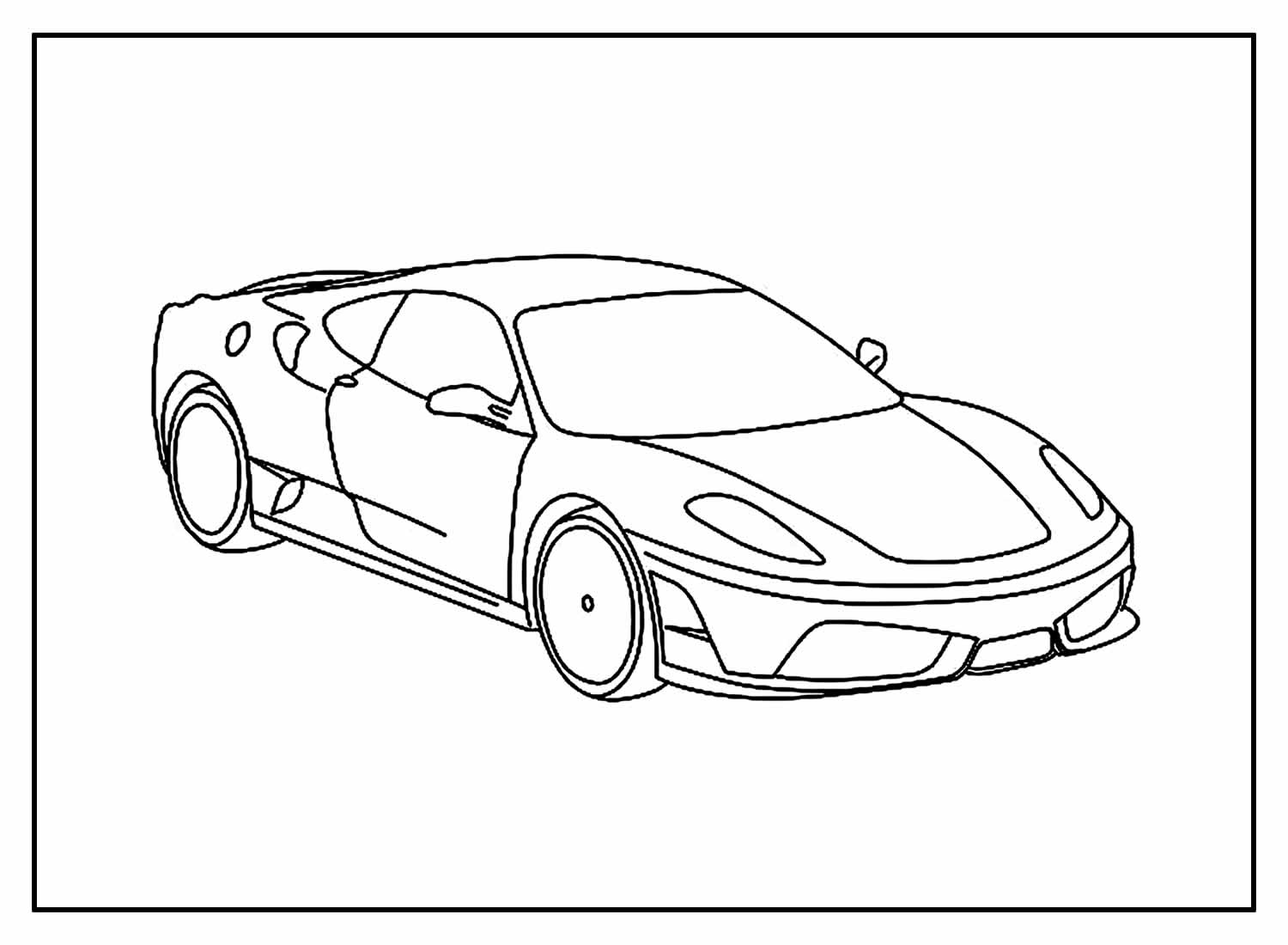 Desenhos De Ferrari Para Colorir Bora Colorir