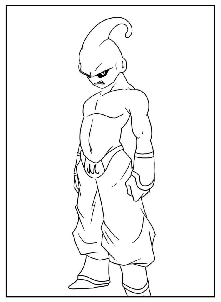 Desenhos Do Majin Boo Para Colorir Bora Colorir