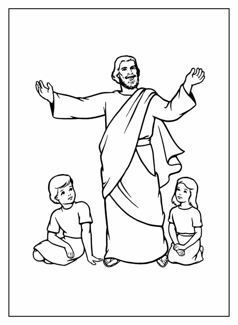 Desenhos De Jesus Cristo Para Colorir Bora Colorir