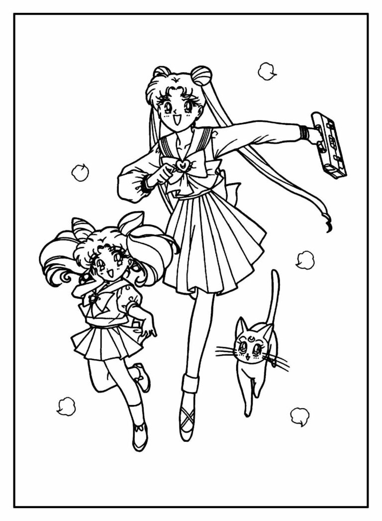 Desenhos Da Sailor Moon Para Colorir Bora Colorir