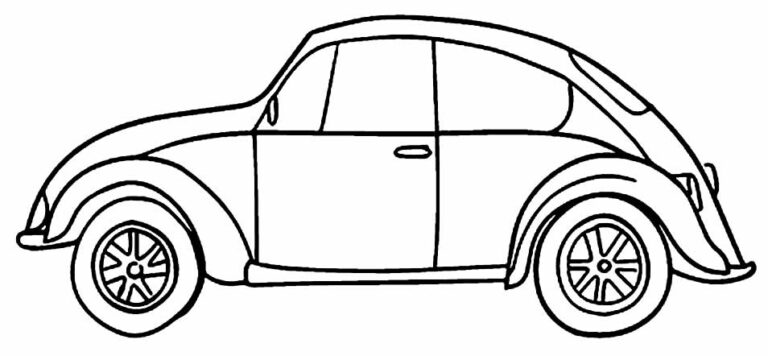 Desenhos De Fusca Para Colorir Bora Colorir