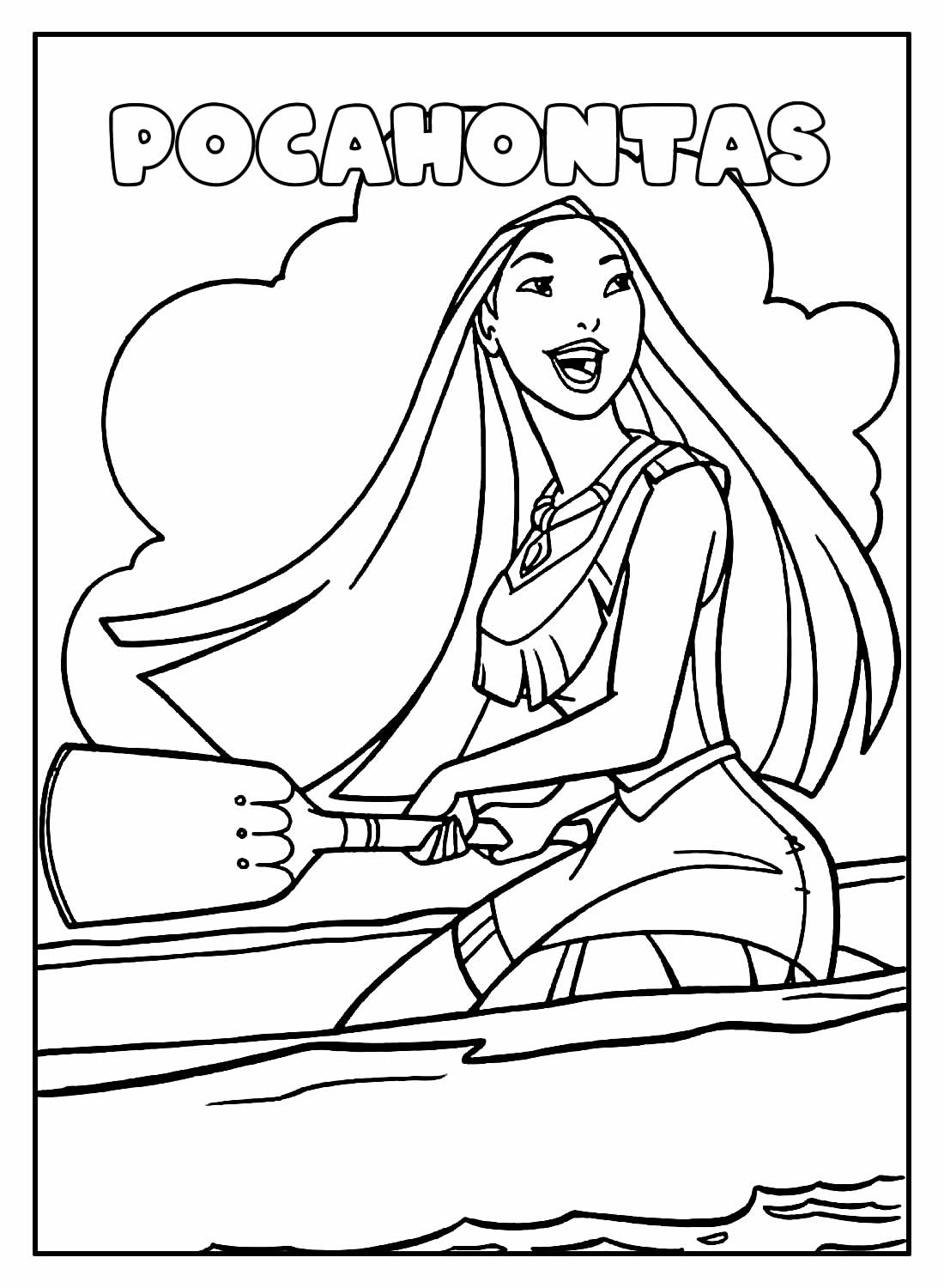 Desenhos Da Pocahontas Para Colorir Bora Colorir