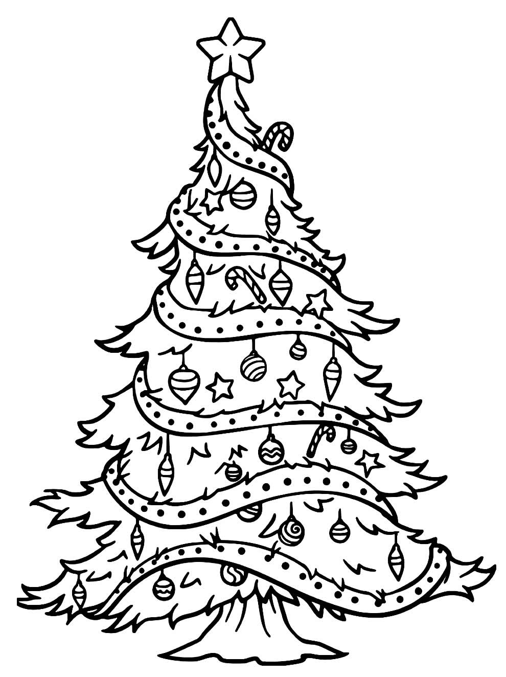 Desenhos De Rvore De Natal Para Colorir Bora Colorir