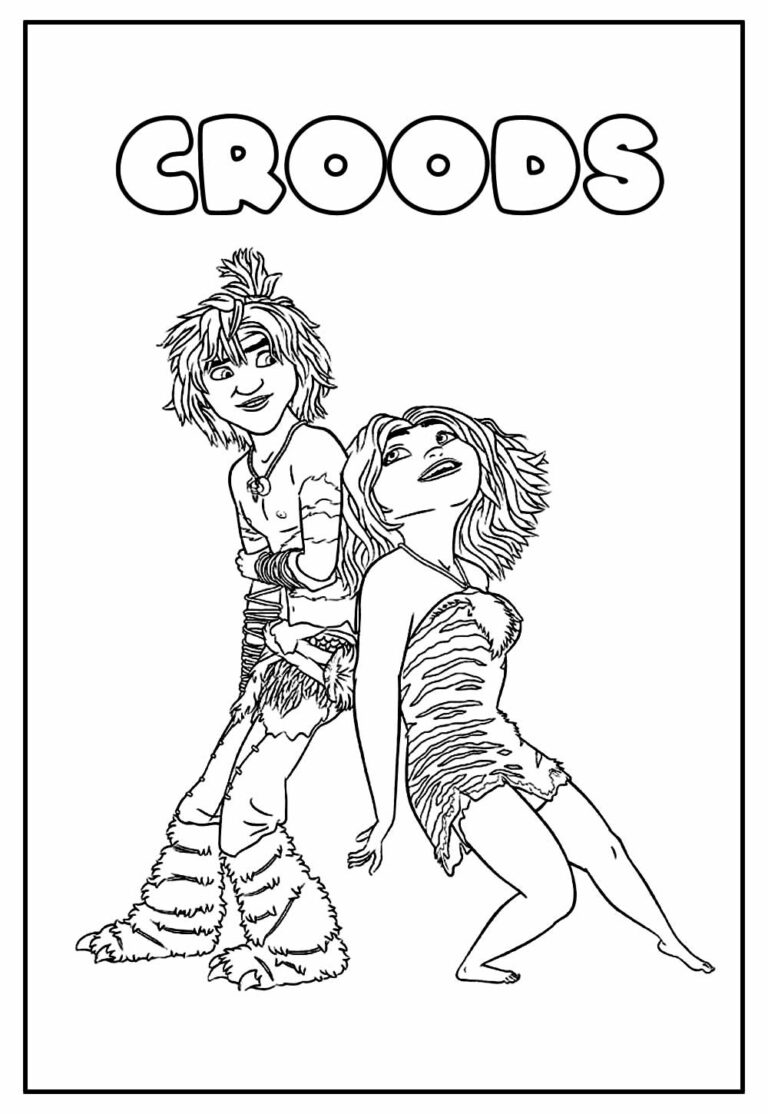 Desenhos Dos Croods Para Colorir Bora Colorir