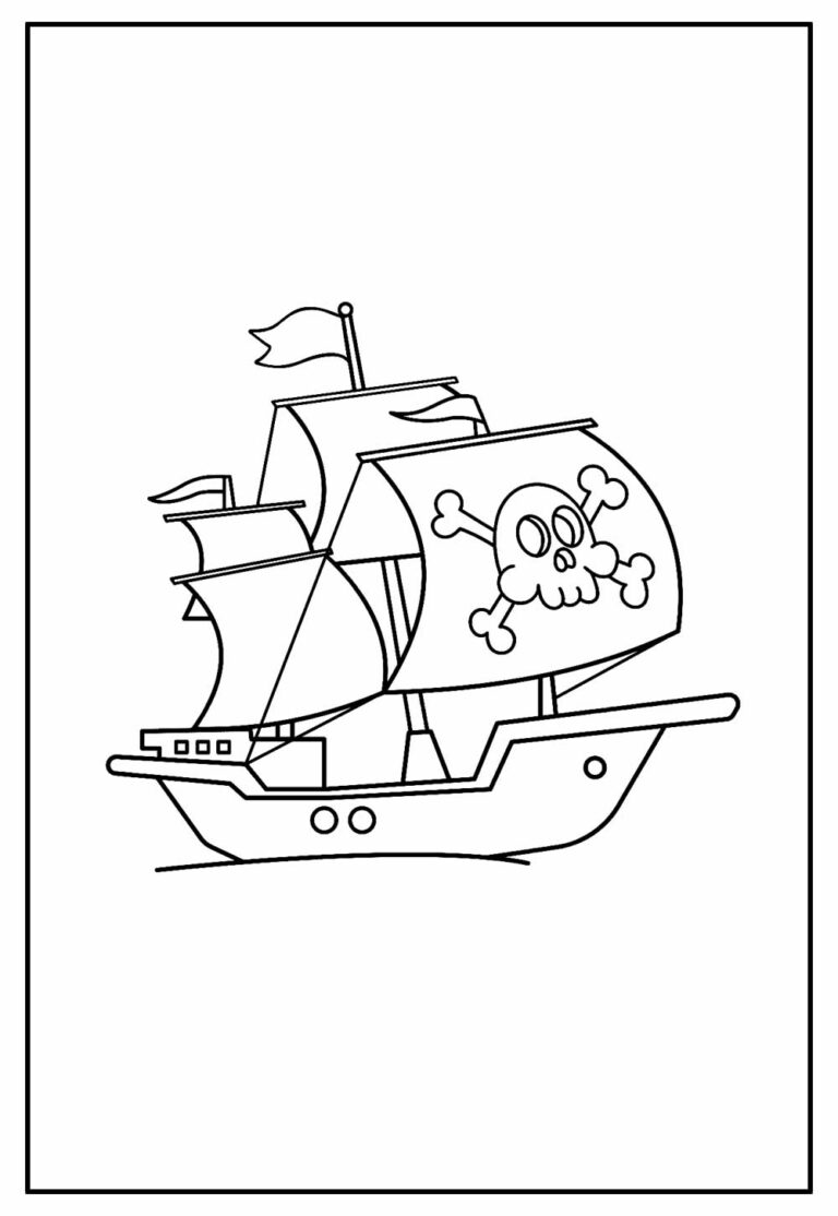 Desenhos De Navio Pirata Para Colorir Bora Colorir