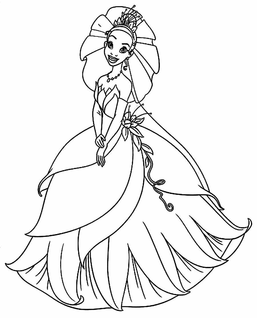 Desenhos Da Princesa Tiana Para Colorir Bora Colorir