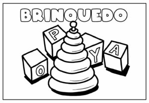 Desenhos De Brinquedos Para Colorir Bora Colorir