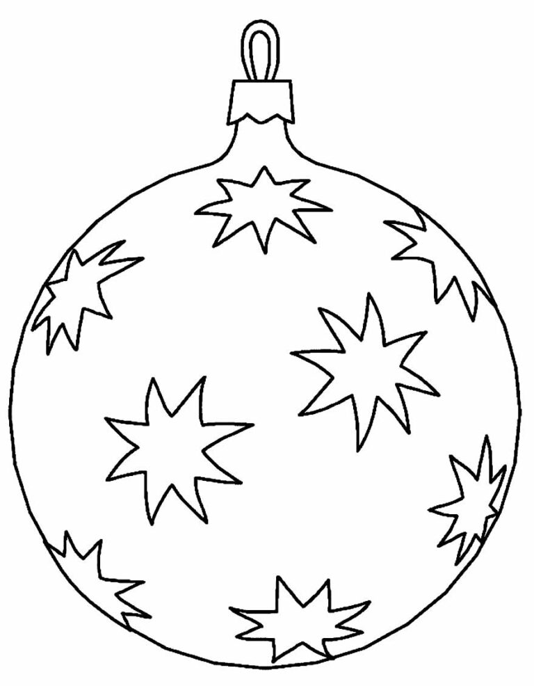 Desenhos De Bolas De Natal Para Colorir Bora Colorir