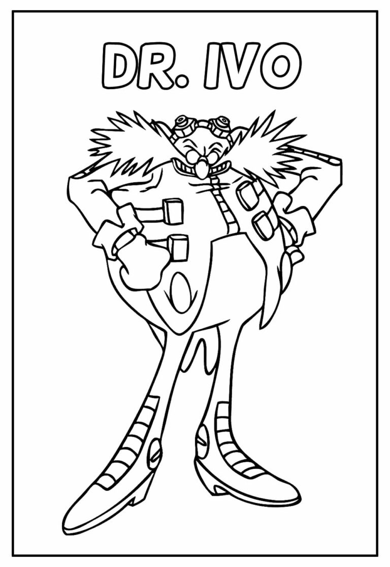 Desenhos Do Doutor Ivo Robotnik Para Colorir Bora Colorir