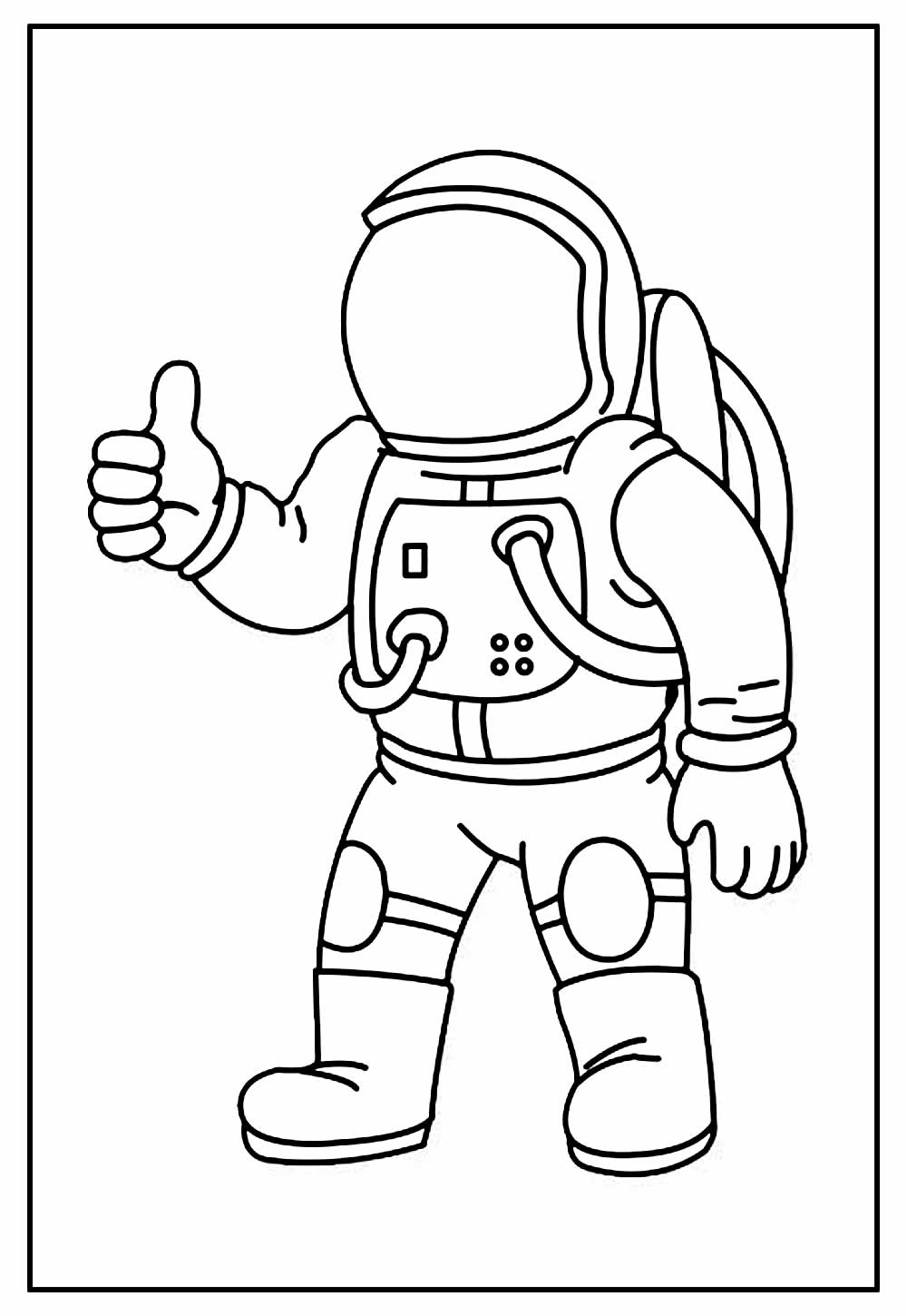 Desenhos De Astronauta Para Colorir Bora Colorir