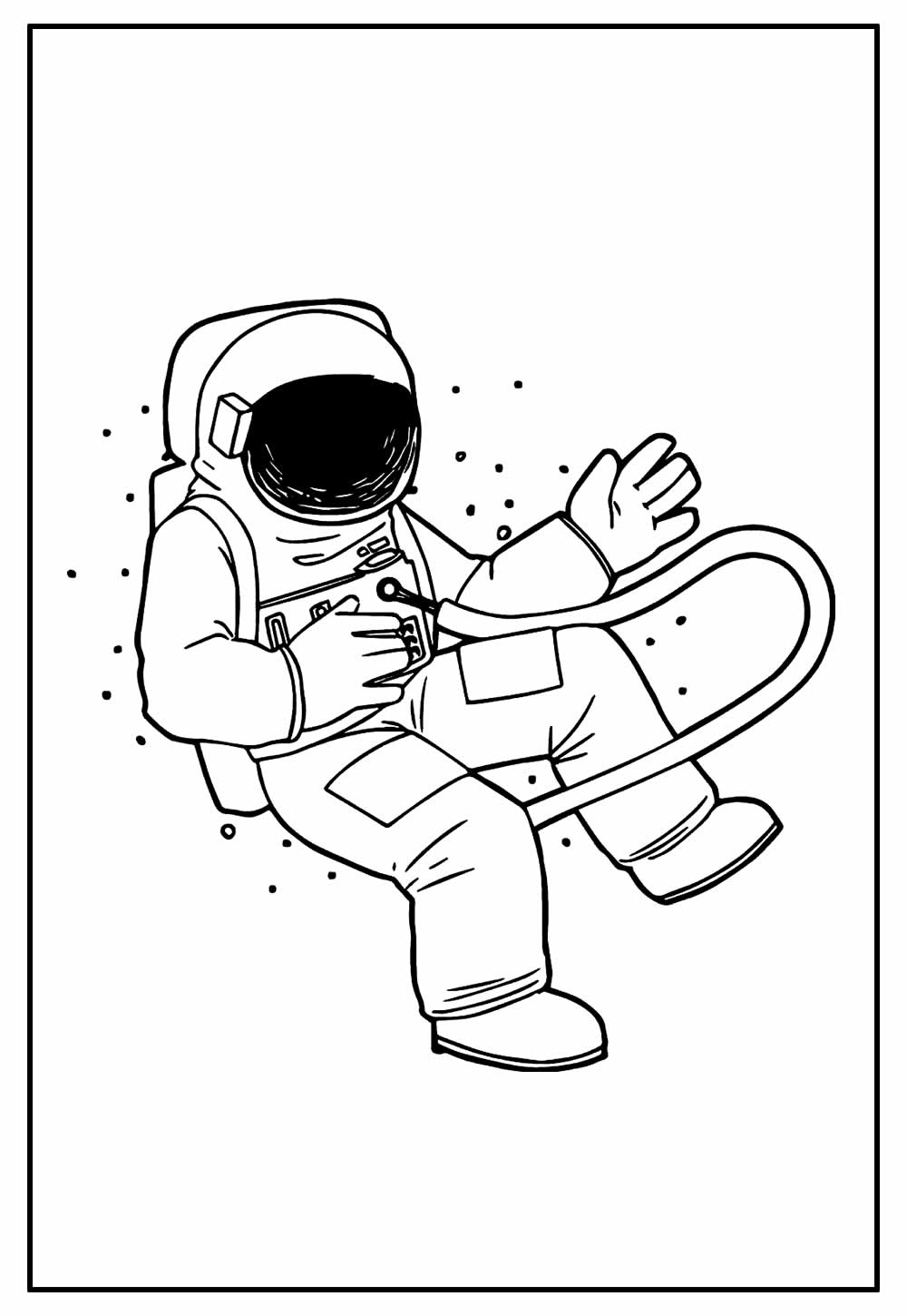 Desenhos De Astronauta Para Colorir Bora Colorir