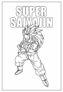 Desenhos De Super Saiyajin Para Colorir Bora Colorir