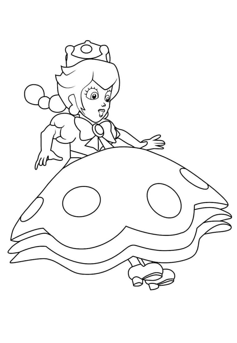 Desenhos Da Princesa Peach Para Colorir Bora Colorir