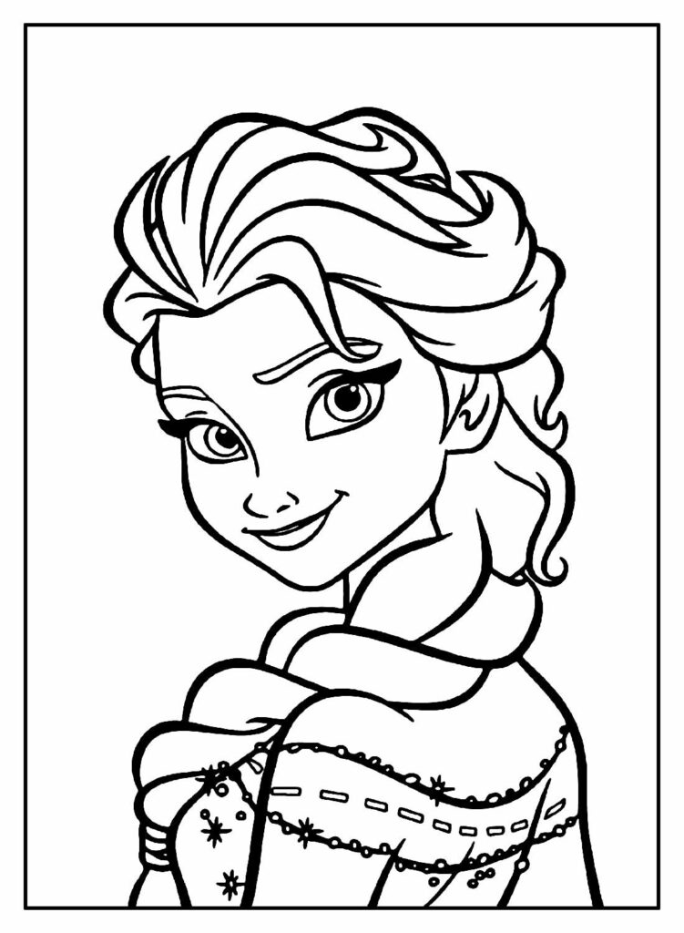 Desenho da Princesa Frozen