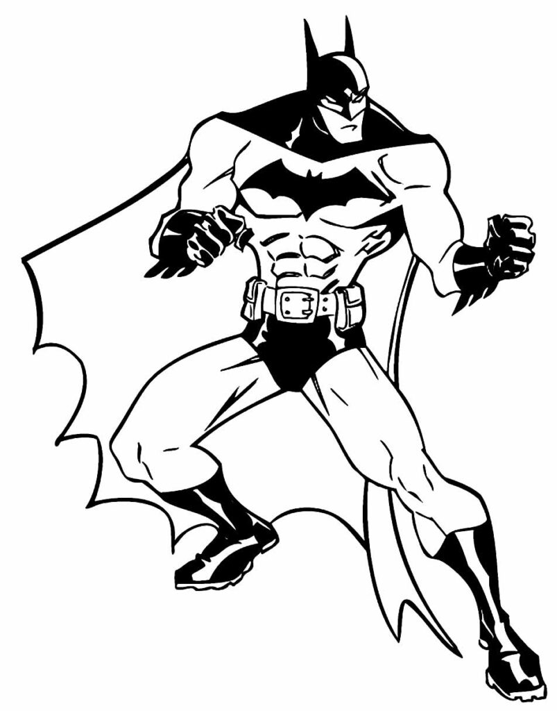 Desenhos do Batman para colorir - Bora Colorir