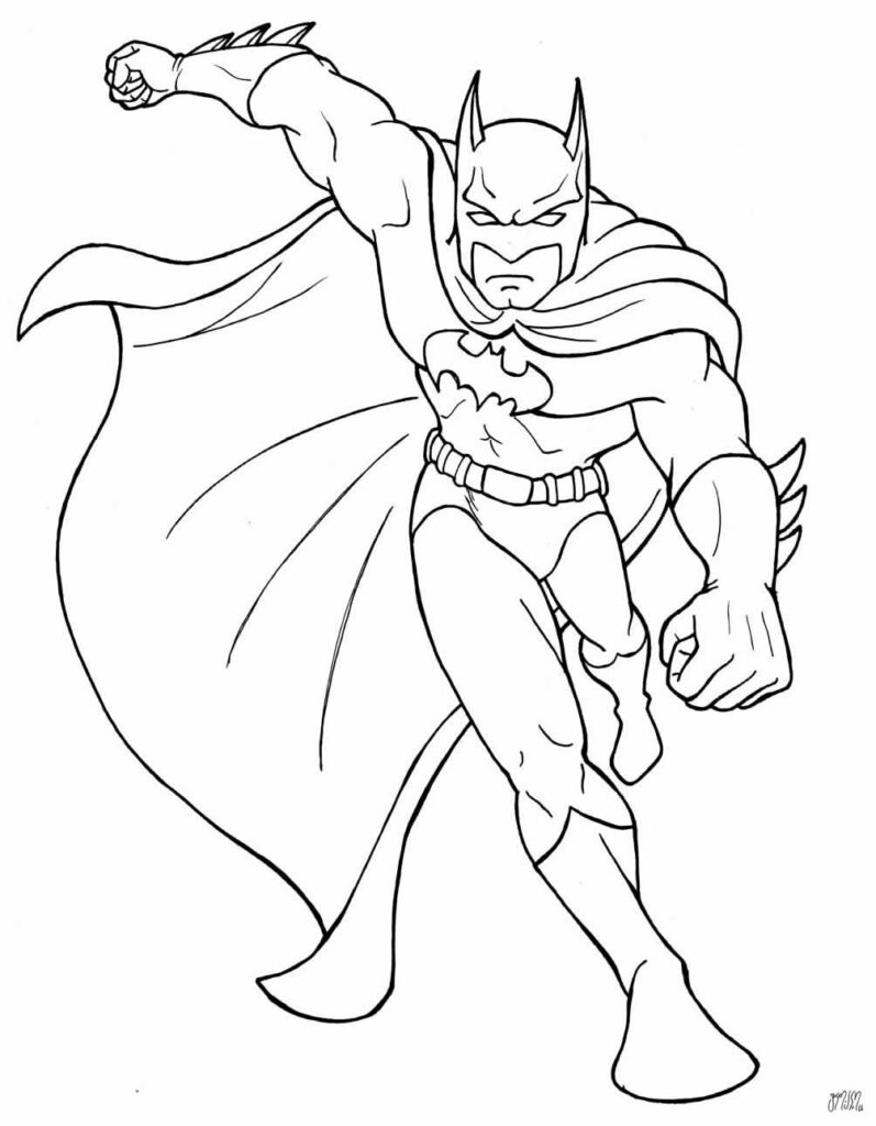 Desenhos do Batman para colorir - Bora Colorir