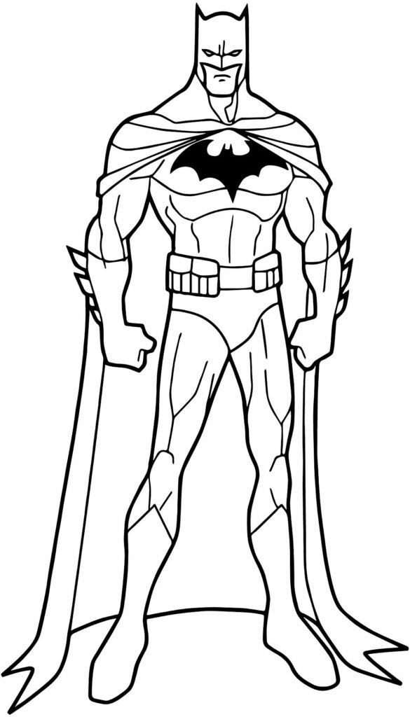 Desenho Batman Para Colorir