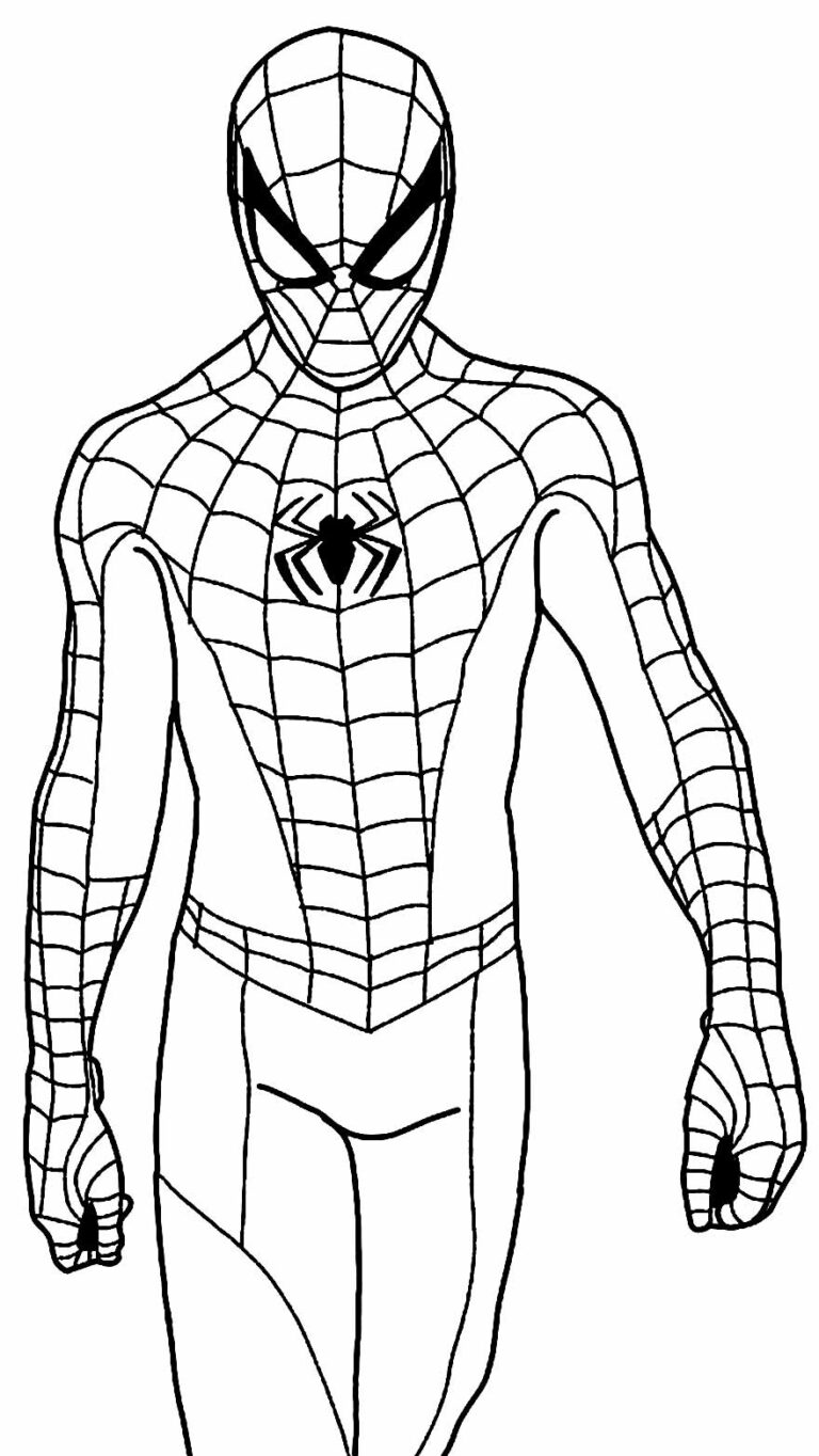 Desenhos do Homem-Aranha para colorir - Bora Colorir