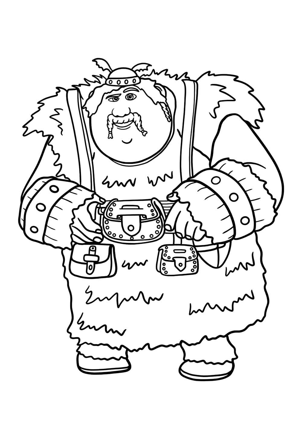 Desenho de Como Treinar o Seu Dragão - Viking