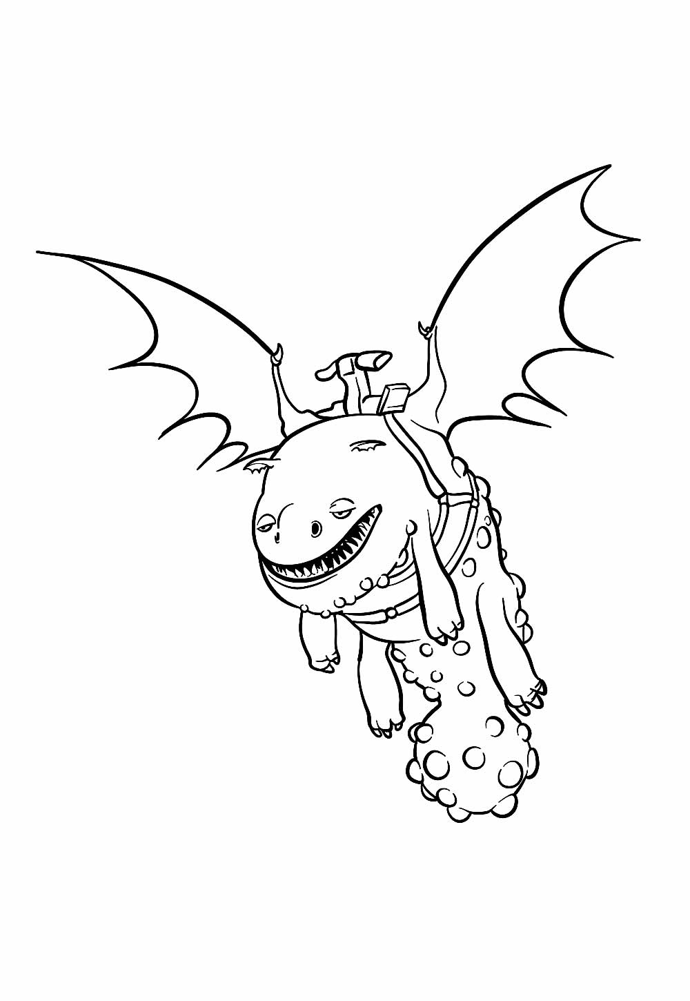 Como Treinar o Seu Dragão para colorir