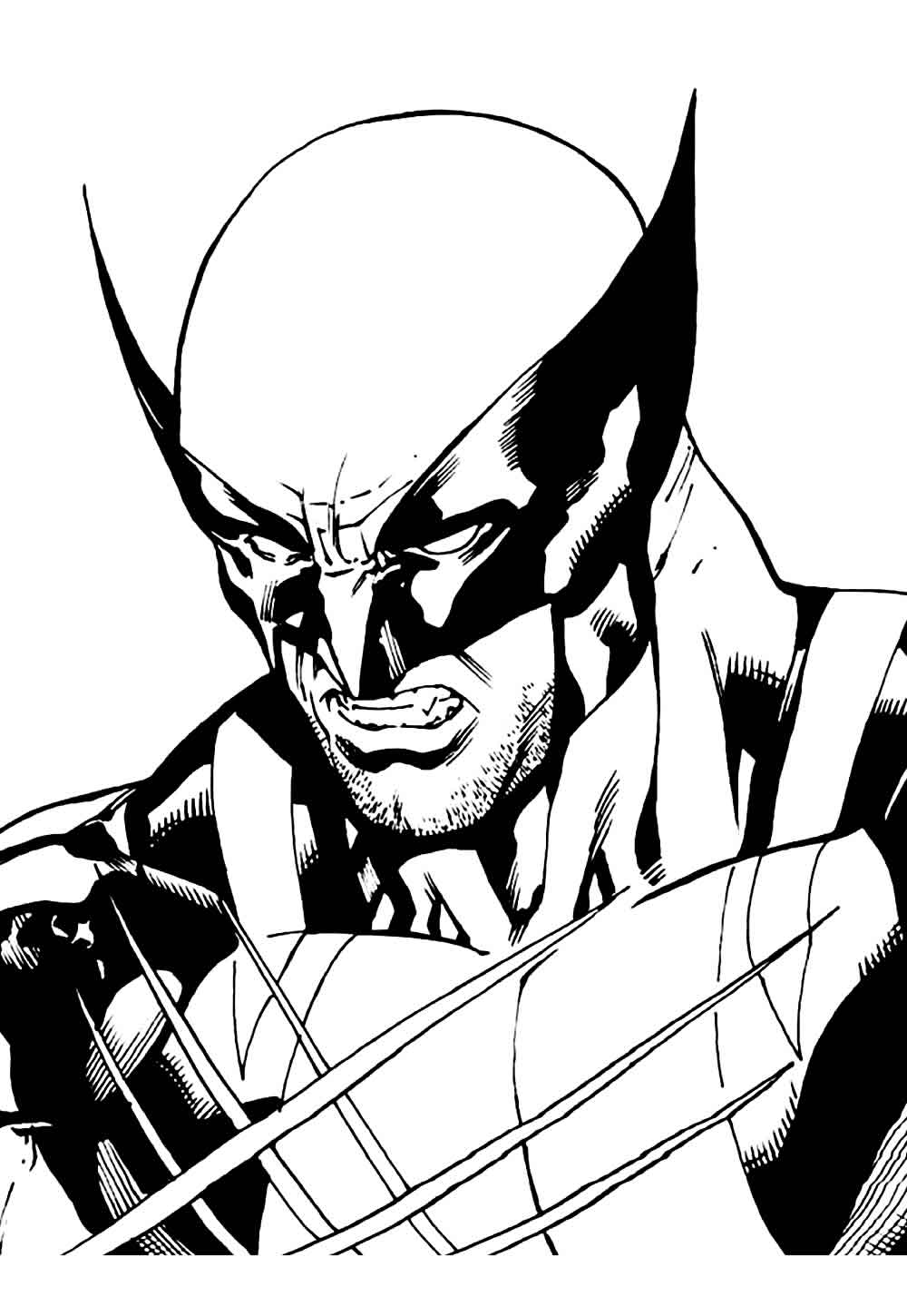 Desenho para colorir - X-Men