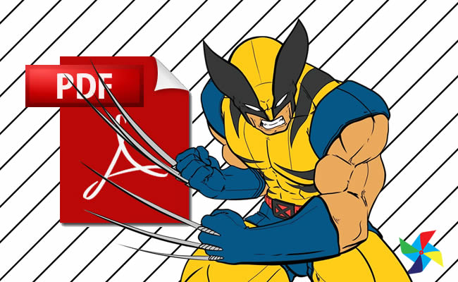 Desenho para colorir de Wolverine
