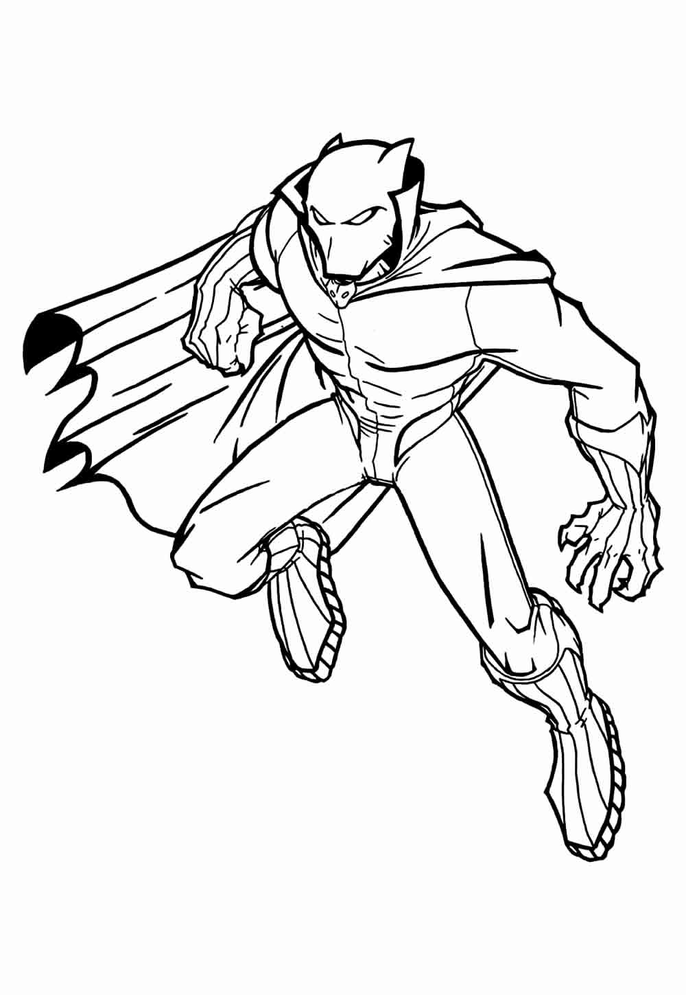Desenho de Super-herói para colorir