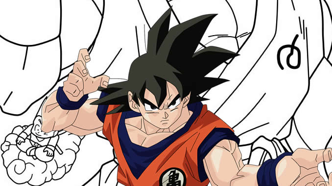 50+ Desenhos do Goku para colorir - Dicas Práticas