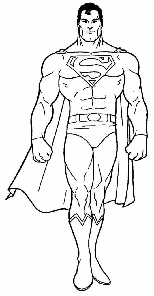 Desenho de Super-Homem