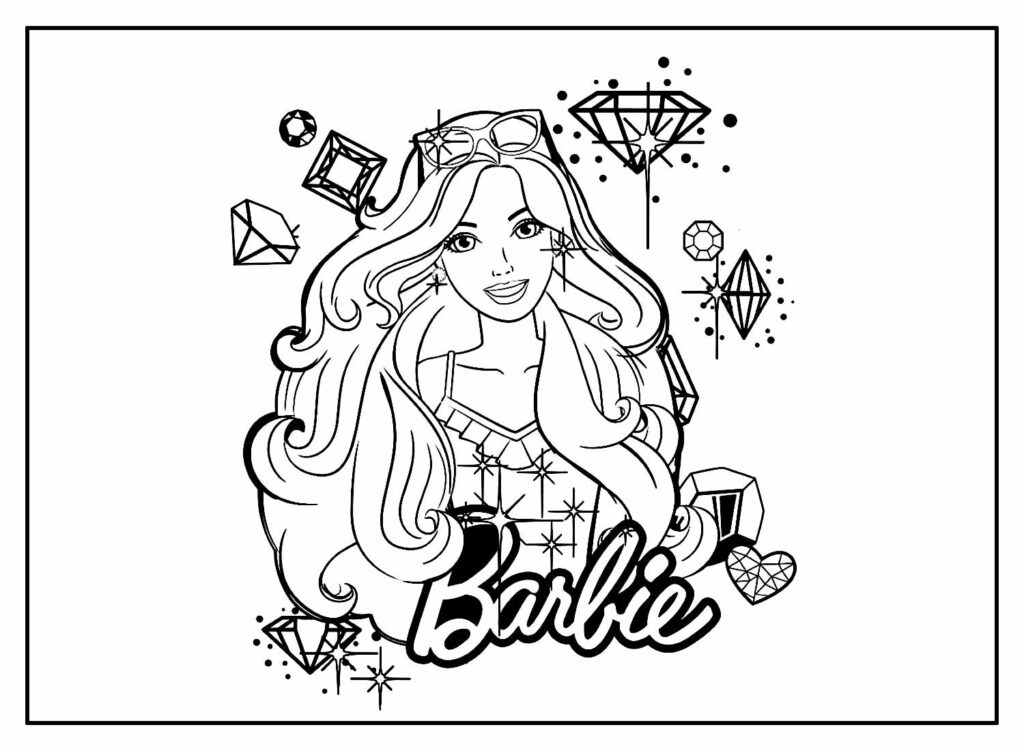 209 desenhos da Barbie para colorir e imprimir!