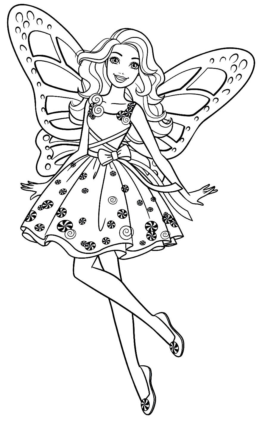Desenhos da Barbie para colorir - Bora Colorir