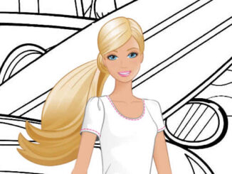 Desenhos da Barbie para colorir e pintar