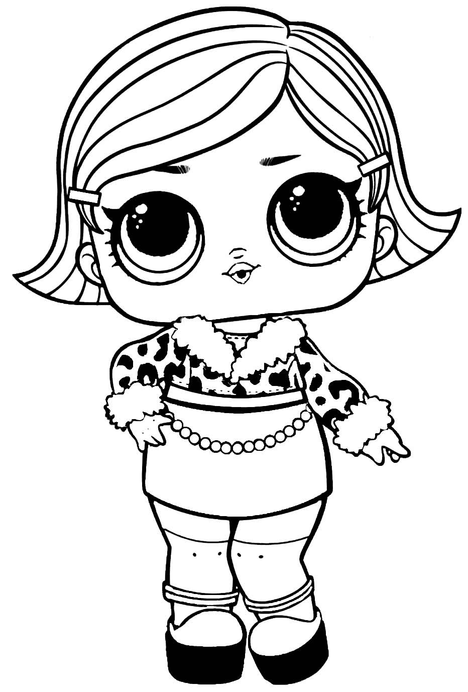 Desenhos da Boneca LOL para colorir - Bora Colorir