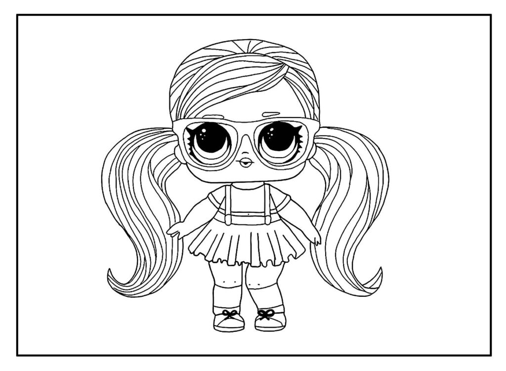 Desenhos para colorir de boneca Lol Surprise - Desenhos para colorir grátis  para imprimir