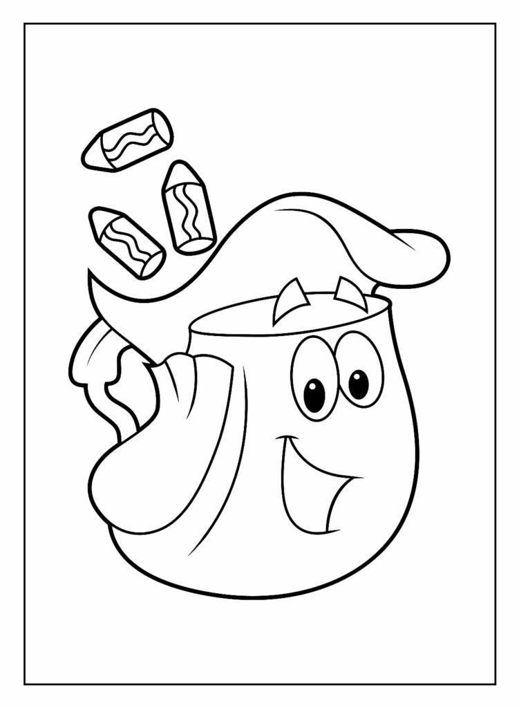Desenhos da Dora para colorir e pintar