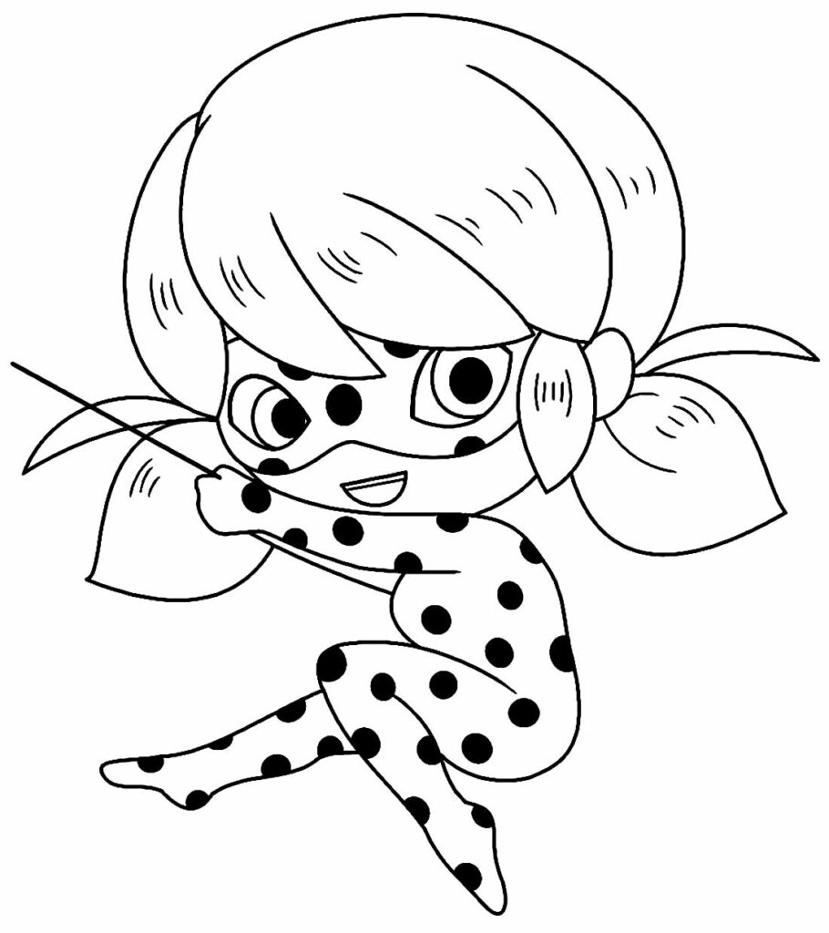 Desenhos Ladybug para colorir