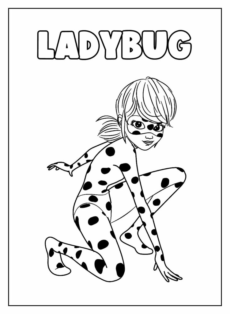 Ladybug Infantil com Sua Mascote  Desenhos infantis para colorir, Desenhos  para colorir ladybug, Desenhos pra colorir