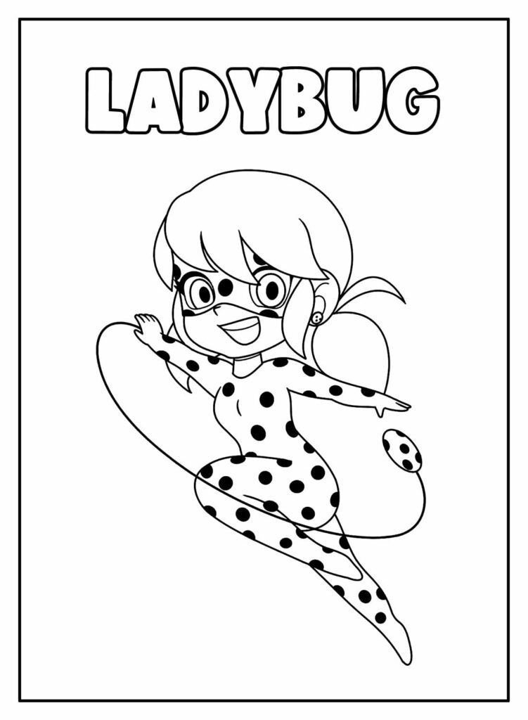 Pin en Desenhos Lady bug colorir