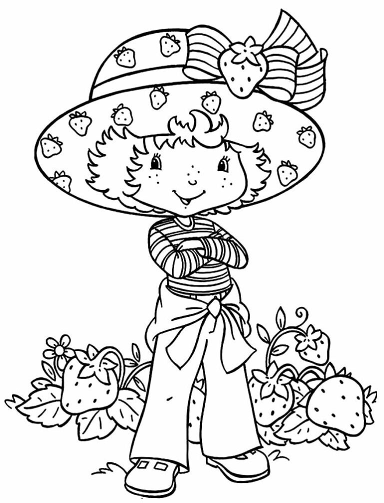 Desenhos da Moranguinho para colorir - Bora Colorir