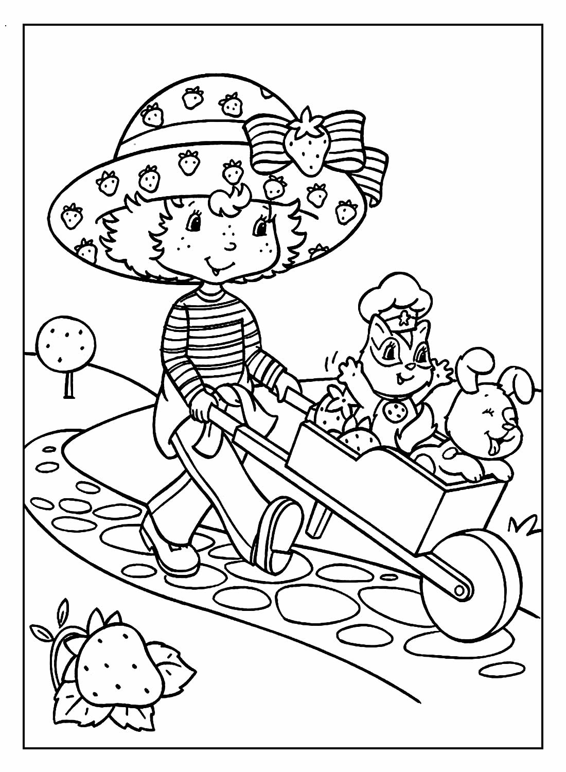 Desenhos da Moranguinho para colorir - Bora Colorir