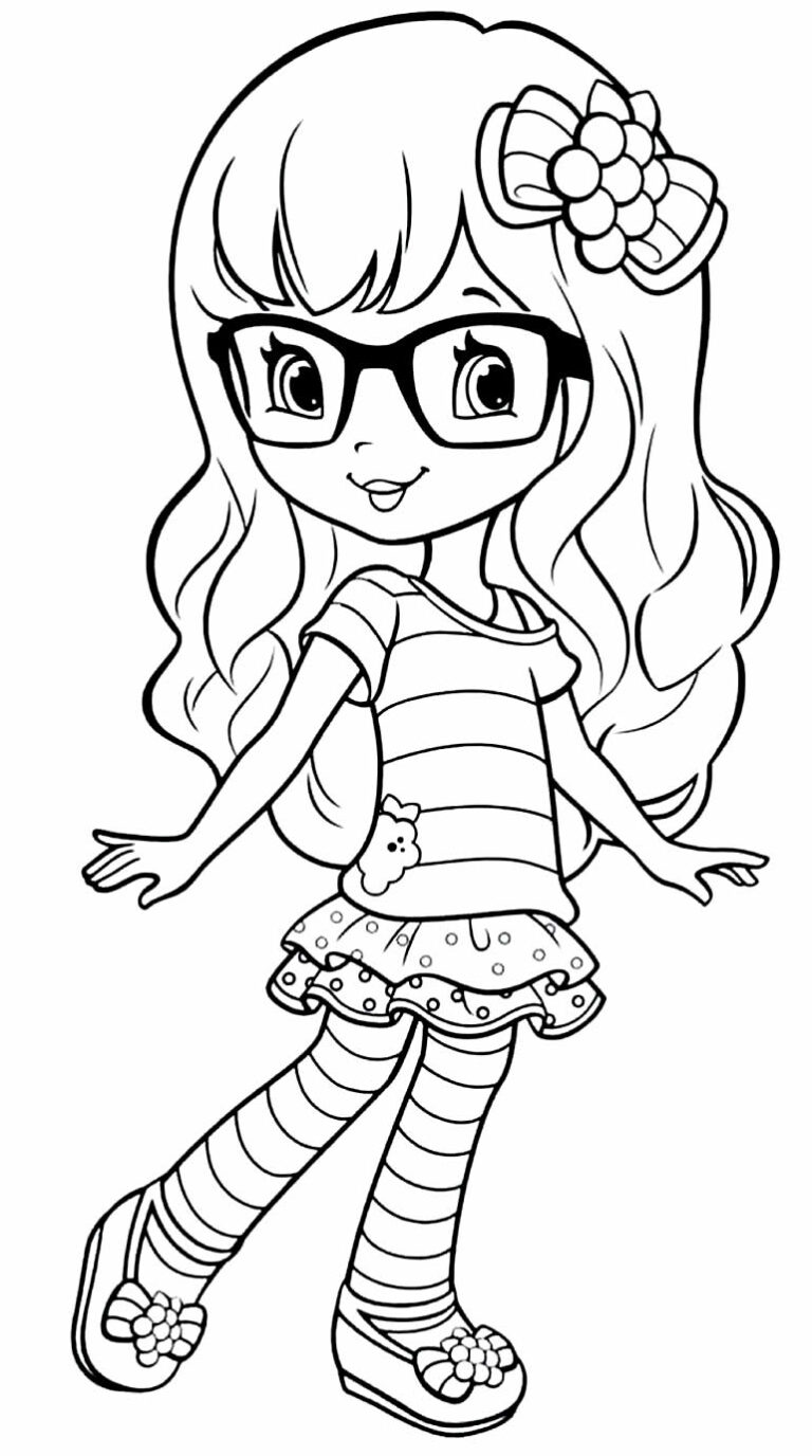 Desenhos da Moranguinho para colorir - Bora Colorir