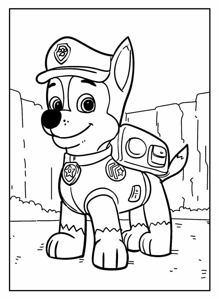 ▷ Patrulha Canina desenho para colorir (2023) - Patrulla Canina